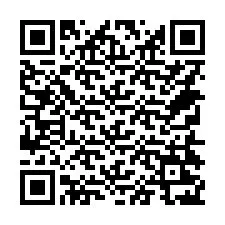 Código QR para número de telefone +14754227441