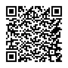 Codice QR per il numero di telefono +14756758276