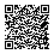 QR kód a telefonszámhoz +14758979867