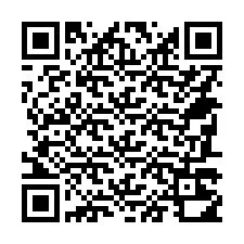 Codice QR per il numero di telefono +14787210850