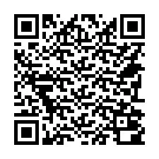 Codice QR per il numero di telefono +14792000134