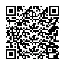 Código QR para número de teléfono +14792000375