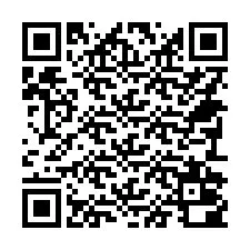QR Code สำหรับหมายเลขโทรศัพท์ +14792000508