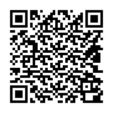 Codice QR per il numero di telefono +14802100329