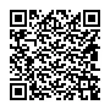 Código QR para número de telefone +14802149454