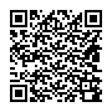 QR-код для номера телефона +14802180035