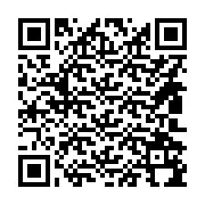 QR Code pour le numéro de téléphone +14802194751