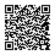 QR Code pour le numéro de téléphone +14802198294