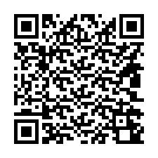 QR-code voor telefoonnummer +14802240820