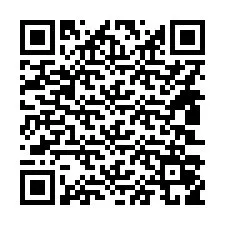 QR-код для номера телефона +14803059670