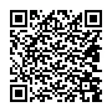 電話番号のQRコード +14803089723