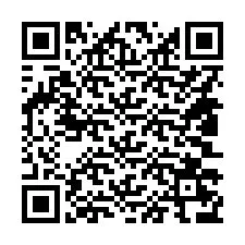 QR код за телефонен номер +14803276738