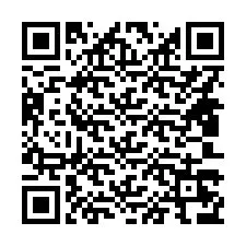 QR kód a telefonszámhoz +14803276802