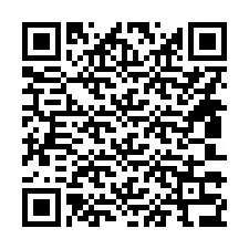 QR-код для номера телефона +14803336000