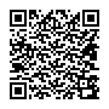 QR Code pour le numéro de téléphone +14803592073