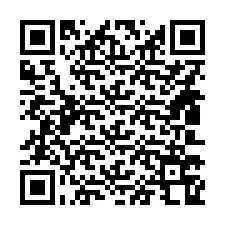 Código QR para número de teléfono +14803768655