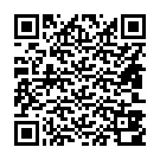 QR kód a telefonszámhoz +14803800807