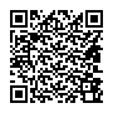 QR-code voor telefoonnummer +14803860357