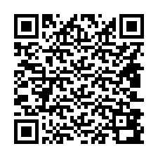 Codice QR per il numero di telefono +14803892292