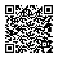 QR код за телефонен номер +14803914620