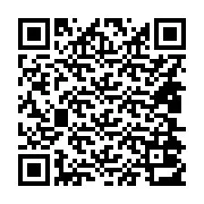 QR код за телефонен номер +14804013863