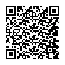 QR код за телефонен номер +14804058248