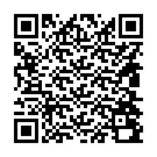 QR-koodi puhelinnumerolle +14804090760