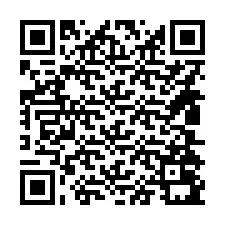 QR-код для номера телефона +14804091961