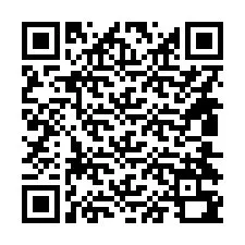 QR-code voor telefoonnummer +14804390680