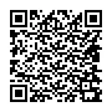 QR kód a telefonszámhoz +14804391186