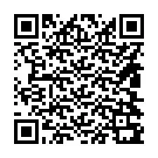 QR-code voor telefoonnummer +14804391221