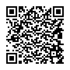 QR код за телефонен номер +14804554520