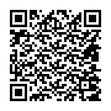 QR Code pour le numéro de téléphone +14805007987