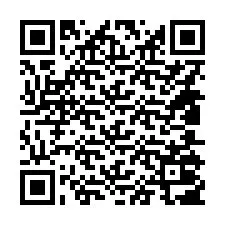 Código QR para número de teléfono +14805007988