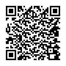 Código QR para número de teléfono +14805080086