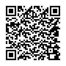 Código QR para número de telefone +14805080098