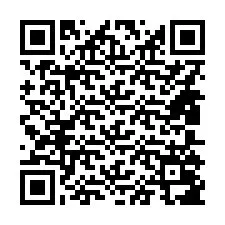 QR код за телефонен номер +14805087617