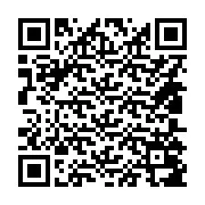 QR Code pour le numéro de téléphone +14805087619