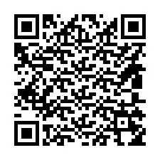 QR-koodi puhelinnumerolle +14805254401