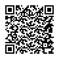 QR-code voor telefoonnummer +14805538565