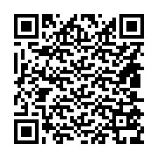 Codice QR per il numero di telefono +14805539095