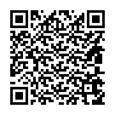 QR kód a telefonszámhoz +14805656905