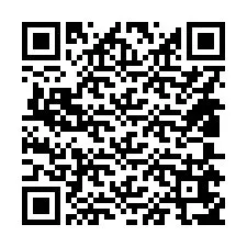 QR-Code für Telefonnummer +14805657209