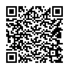 QR код за телефонен номер +14805657229