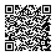 電話番号のQRコード +14805657269