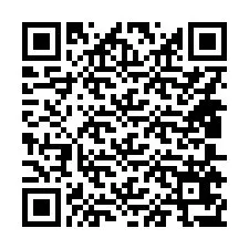 Codice QR per il numero di telefono +14805677616