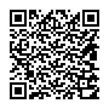 Código QR para número de teléfono +14805710031