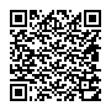 QR-код для номера телефона +14805710094