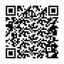 QR kód a telefonszámhoz +14805882956