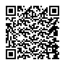 QR-code voor telefoonnummer +14805884981